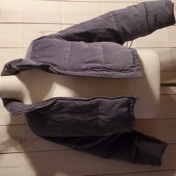 Trendy HOLLISTER CROP CORDUROY PUFFER JACKET WOMEN'S (L) - Like New! - Picture 6 of 16